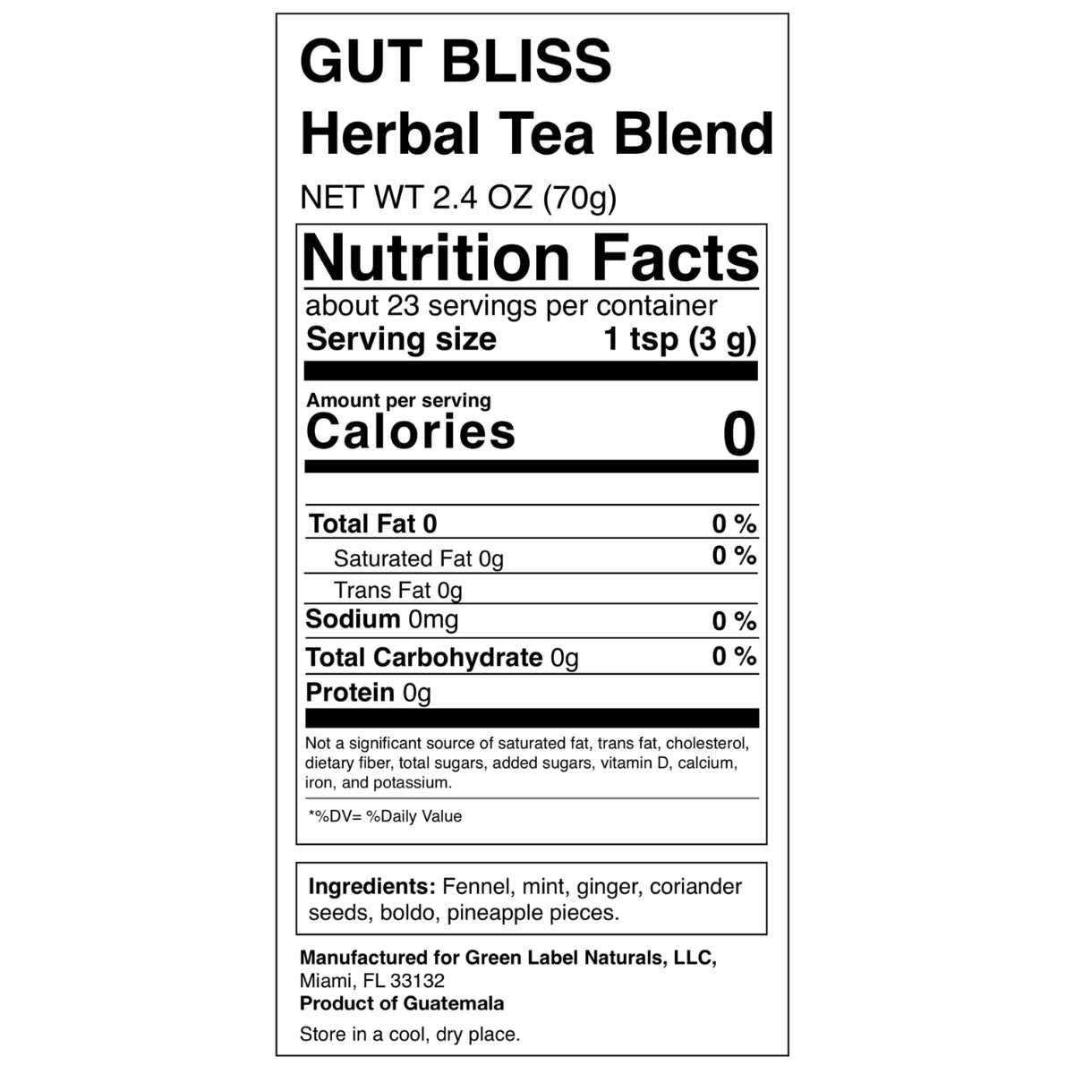 Gut Bliss Natural Detox